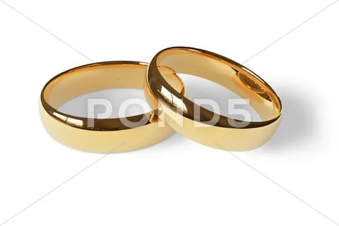 Wedding rings Stock Illustration