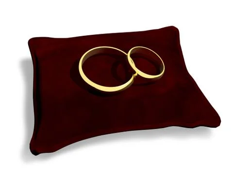 Wedding rings Stock Illustration