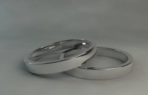 Wedding rings Illustrazione stock