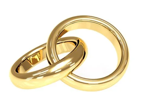 Wedding rings Stock Illustration