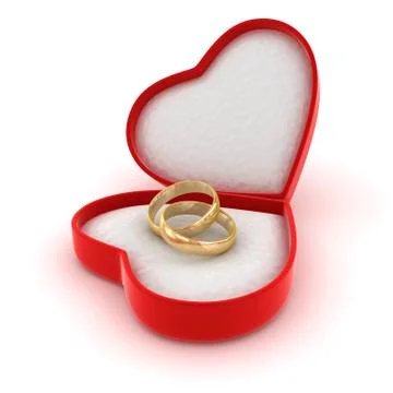 Wedding rings Stock Illustration