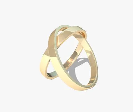 Wedding rings Stock Illustration