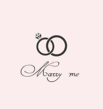 Wedding Rings Illustrazione stock