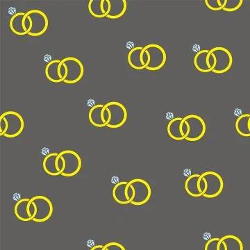 Wedding Rings Stock Illustration