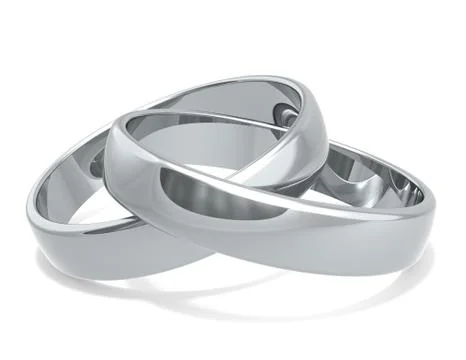 Wedding rings Stock Illustration