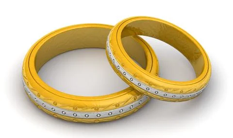 Wedding rings 스톡 일러스트