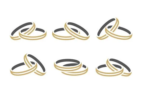 Wedding Rings Stock Illustration