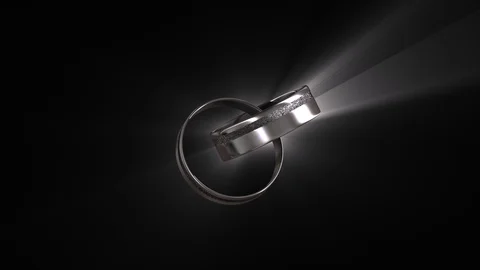 Wedding Rings Motion Loop Stock Footage 86265589