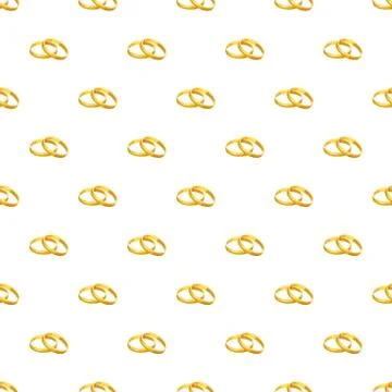 Wedding rings pattern 스톡 일러스트