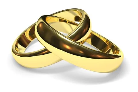 Wedding rings Foto stock