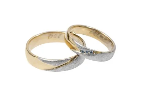 Wedding rings Stock Photos