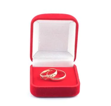 Wedding rings. Stock Photos