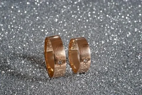 Wedding rings Stock Photos