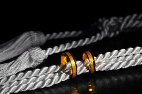 Wedding rings Stock Photos