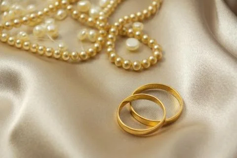 Wedding rings Stock Photos