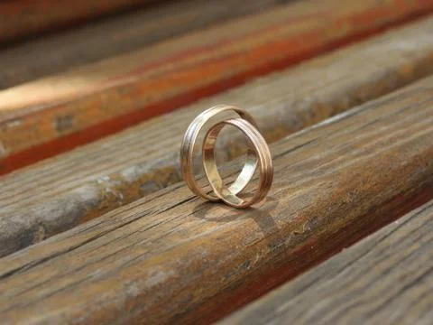 Wedding rings 写真素材