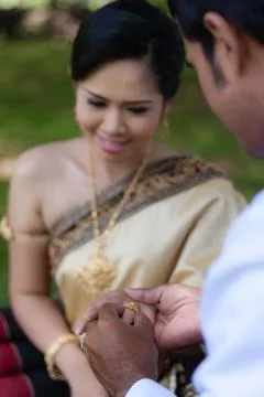 Wedding rings Stock Photos