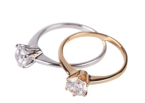 Wedding rings Stock Photos
