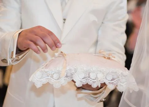 Wedding rings Stock Photos