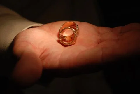 Wedding rings Stock Photos