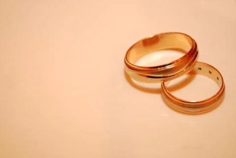 Wedding rings Stock Photos