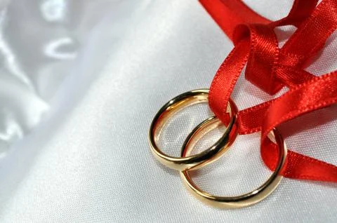 Wedding rings Stock Photos