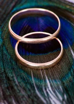 Wedding rings 스톡 사진