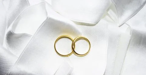Wedding rings 스톡 사진