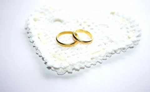 Wedding rings 스톡 사진