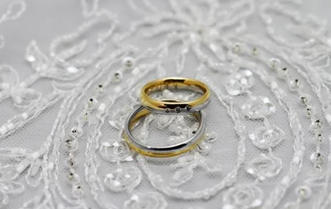 Wedding rings Stock Photos