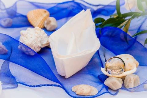 Wedding rings Stock Photos