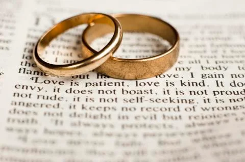 Wedding rings 스톡 사진