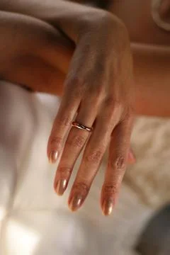 Wedding rings Stock Photos
