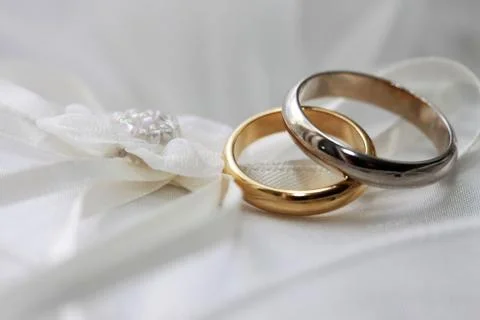 Wedding rings Stock Photos