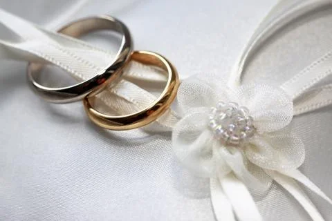 Wedding rings Stock Photos