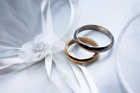 Wedding rings Stock Photos