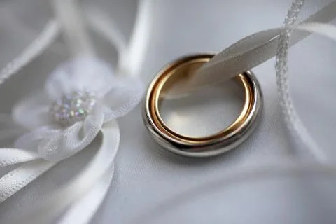 Wedding rings Stock Photos