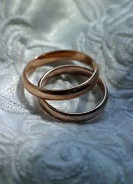 Wedding rings Stock Photos