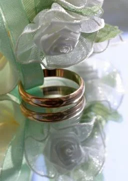Wedding rings Stock Photos