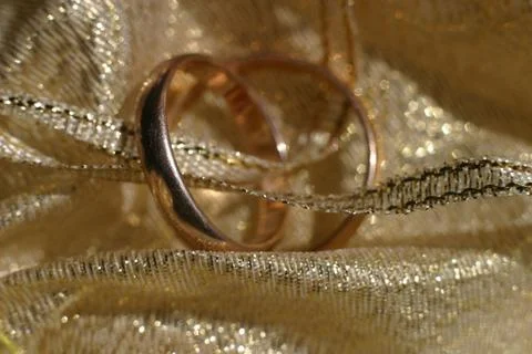 Wedding rings Stock Photos