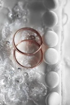 Wedding rings Stock Photos