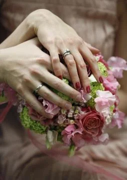 Wedding rings Stock Photos