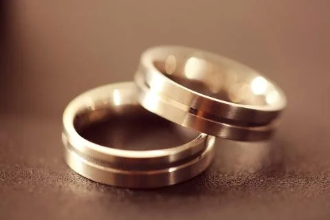 Wedding rings Stock Photos