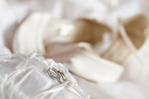 Wedding rings Stock Photos