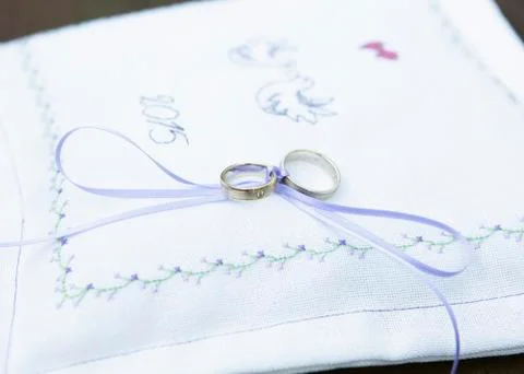 Wedding rings Stock Photos
