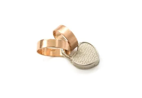 Wedding rings Fotos Stock