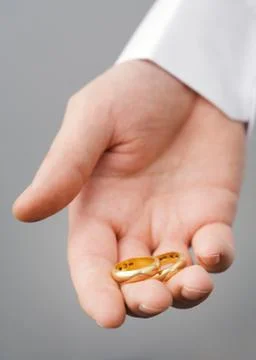 Wedding rings Stock Photos
