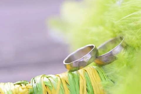 Wedding rings 스톡 사진