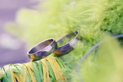 Wedding rings 스톡 사진