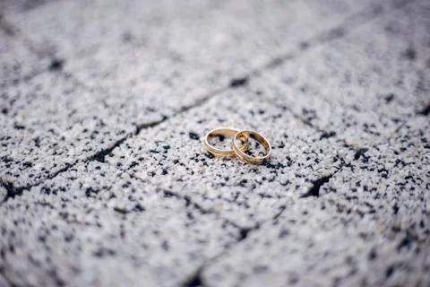 Wedding rings Stock Photos
